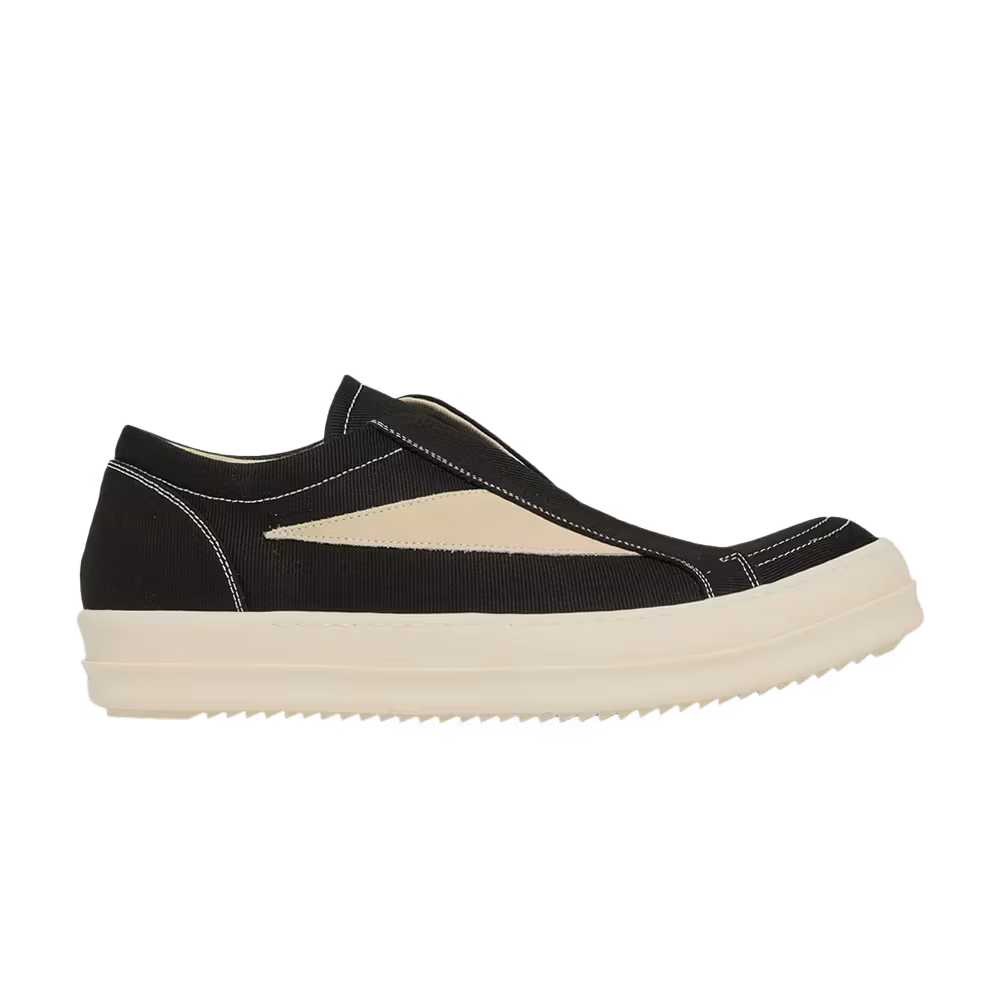 Rick Owens DRKSHDW Vintage Laceless Low Black Milk