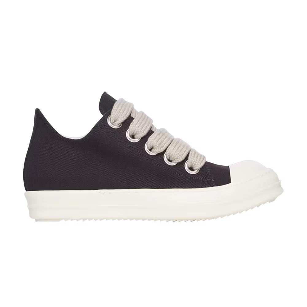 Rick Owens DRKSHDW Jumbolace Low Sneaker Black Milk