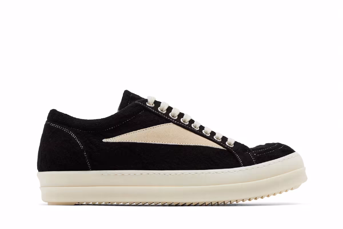 Rick Owens DRKSHDW Vintage Low Black Milk, view 2
