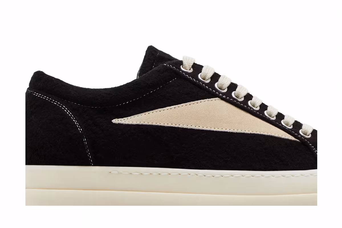 Rick Owens DRKSHDW Vintage Low Black Milk, view 3