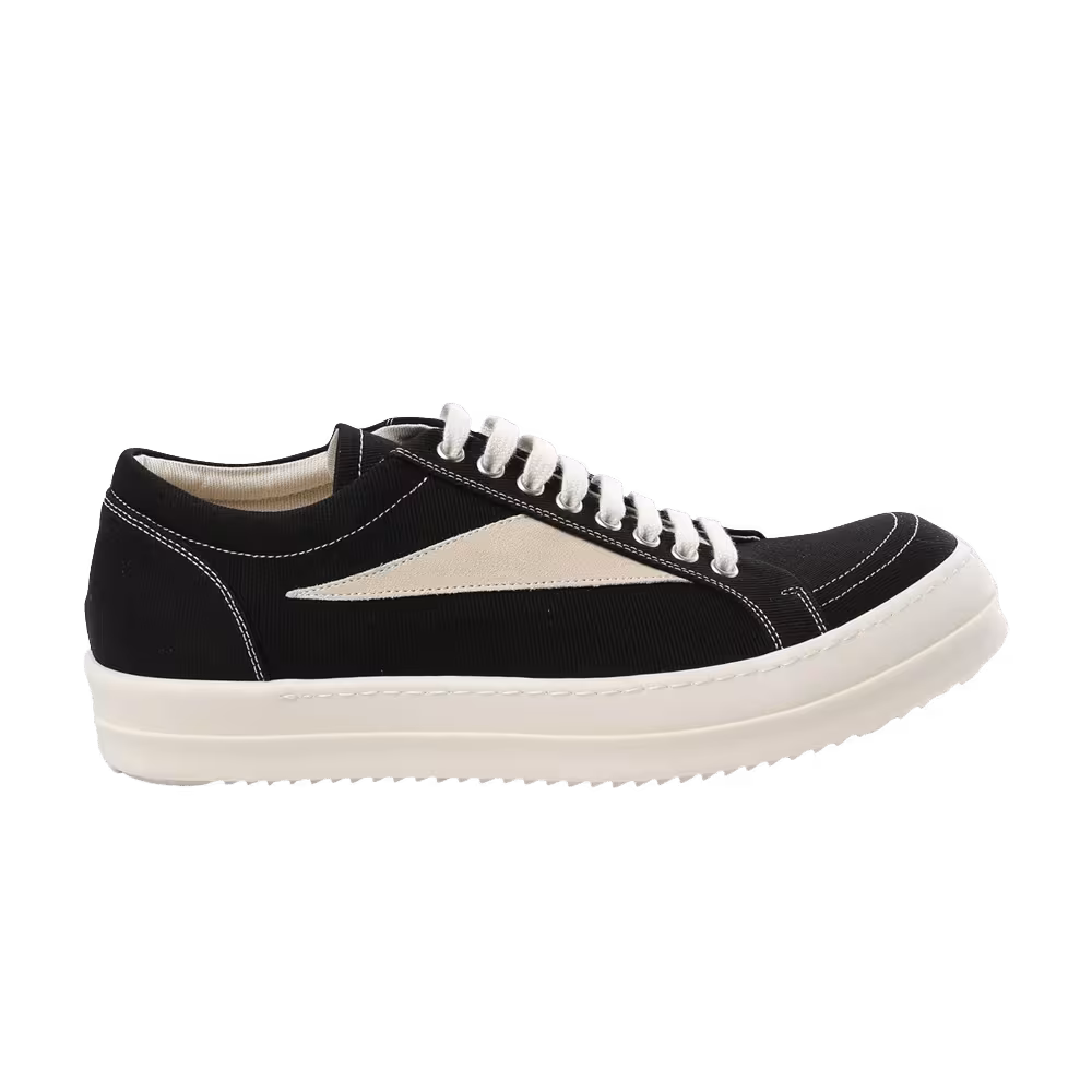Rick Owens DRKSHDW Scarpe Denim Vintage Sneaker Black Milk
