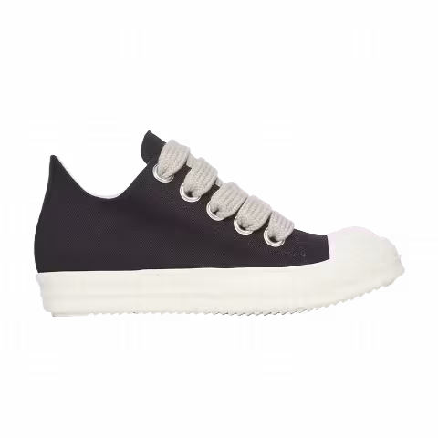 Rick Owens DRKSHDW Jumbolace Low Sneaker 'Black Milk'