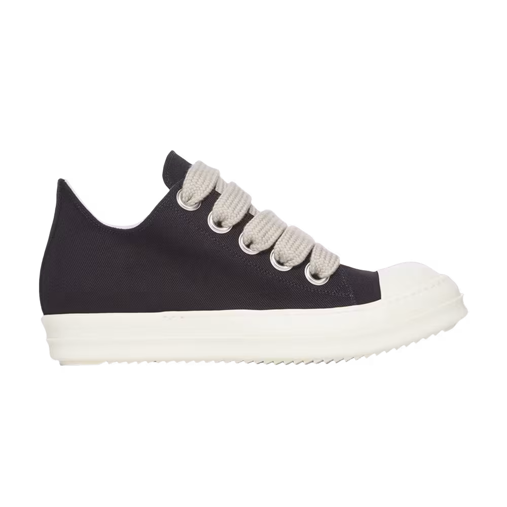 Rick Owens DRKSHDW Jumbolace Low Sneaker Black Milk