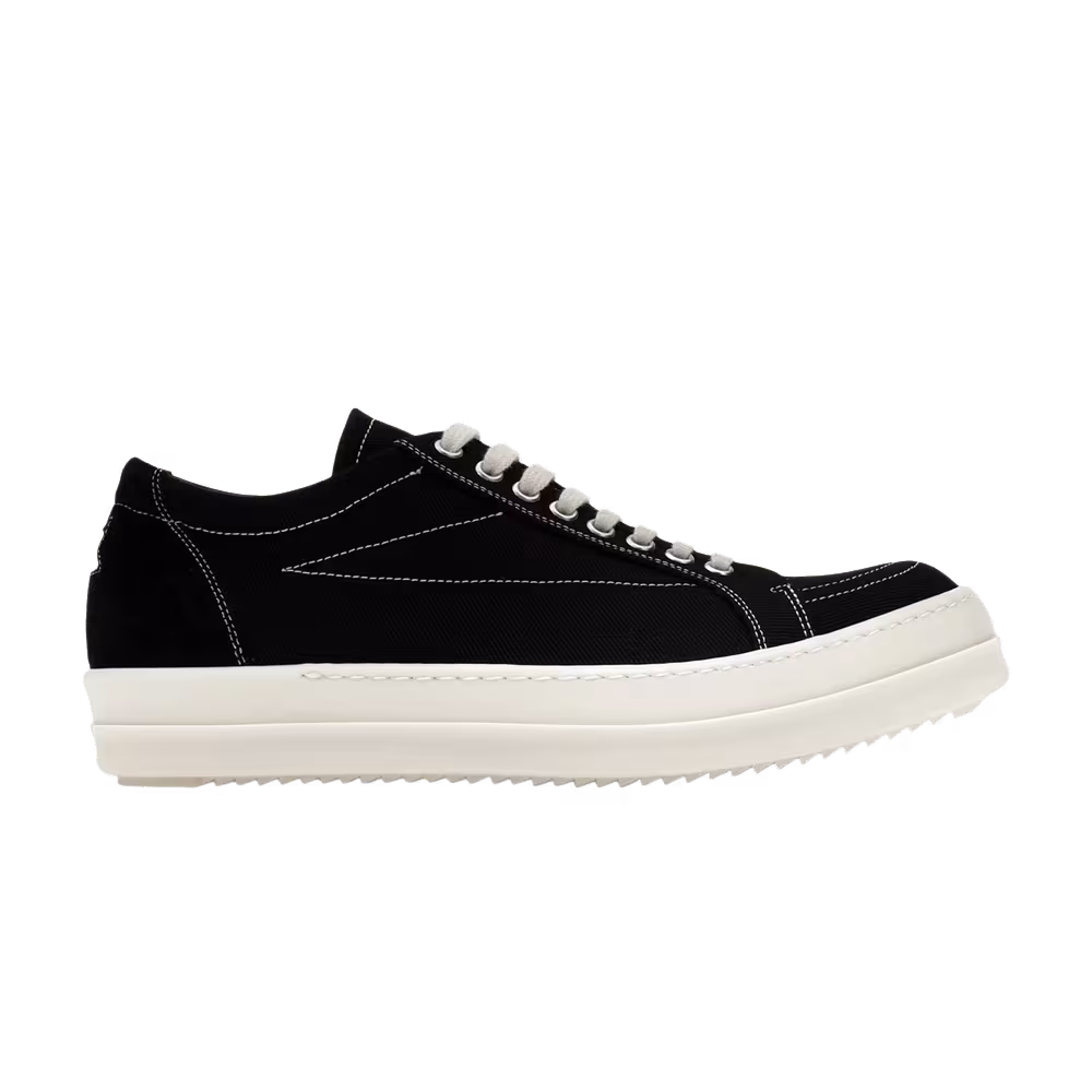 Rick Owens DRKSHDW Vintage Sneaker Black Milk