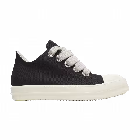 Rick Owens DRKSHDW Fogachine Cotton Megalace Low 'Black Milk'