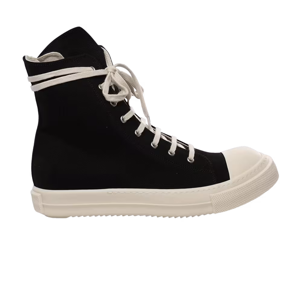 Rick Owens DRKSHDW Scarpe Denim Sneaker Black Milk