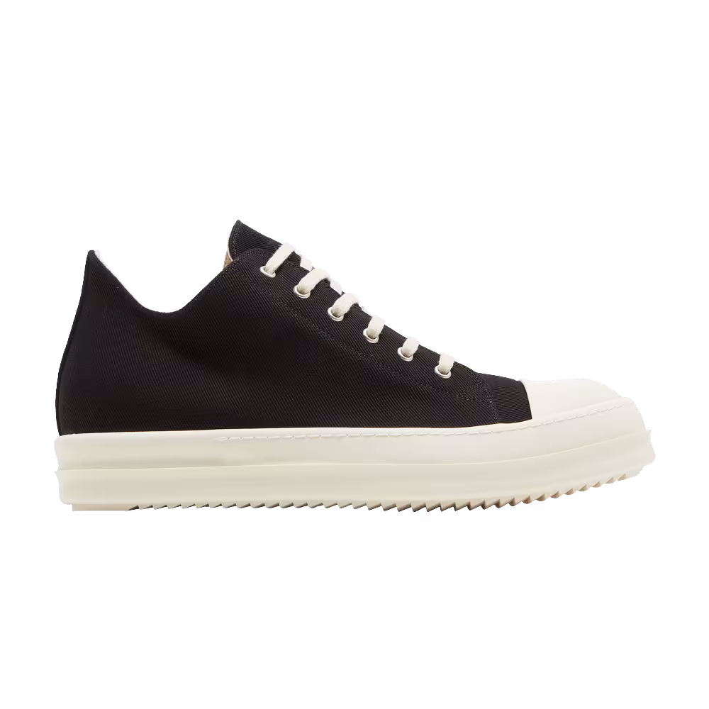 Rick Owens DRKSHDW Strobe Cotton Denim Low Black Milk