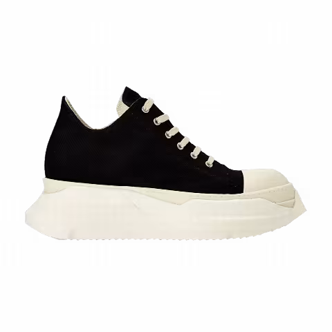 Rick Owens DRKSHDW Fogachine Cotton Denim Abstract Low 'Black Milk'