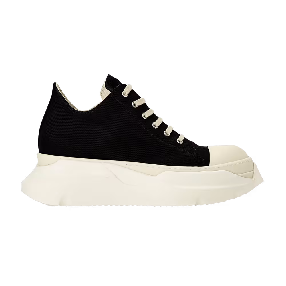 Rick Owens DRKSHDW Fogachine Cotton Denim Abstract Low Black Milk