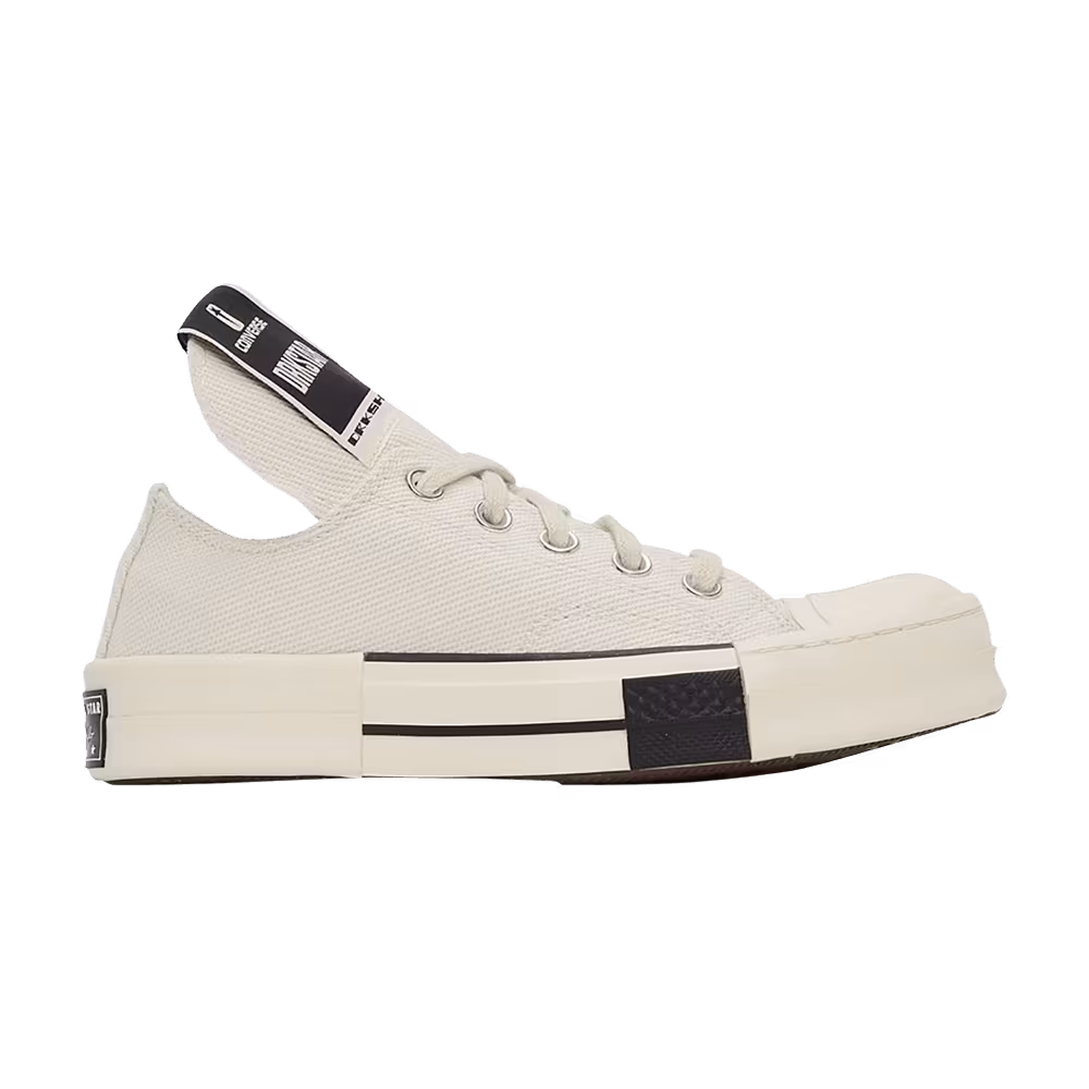 Converse x Rick Owens DRKSHDW DRKSTAR Low Lily White