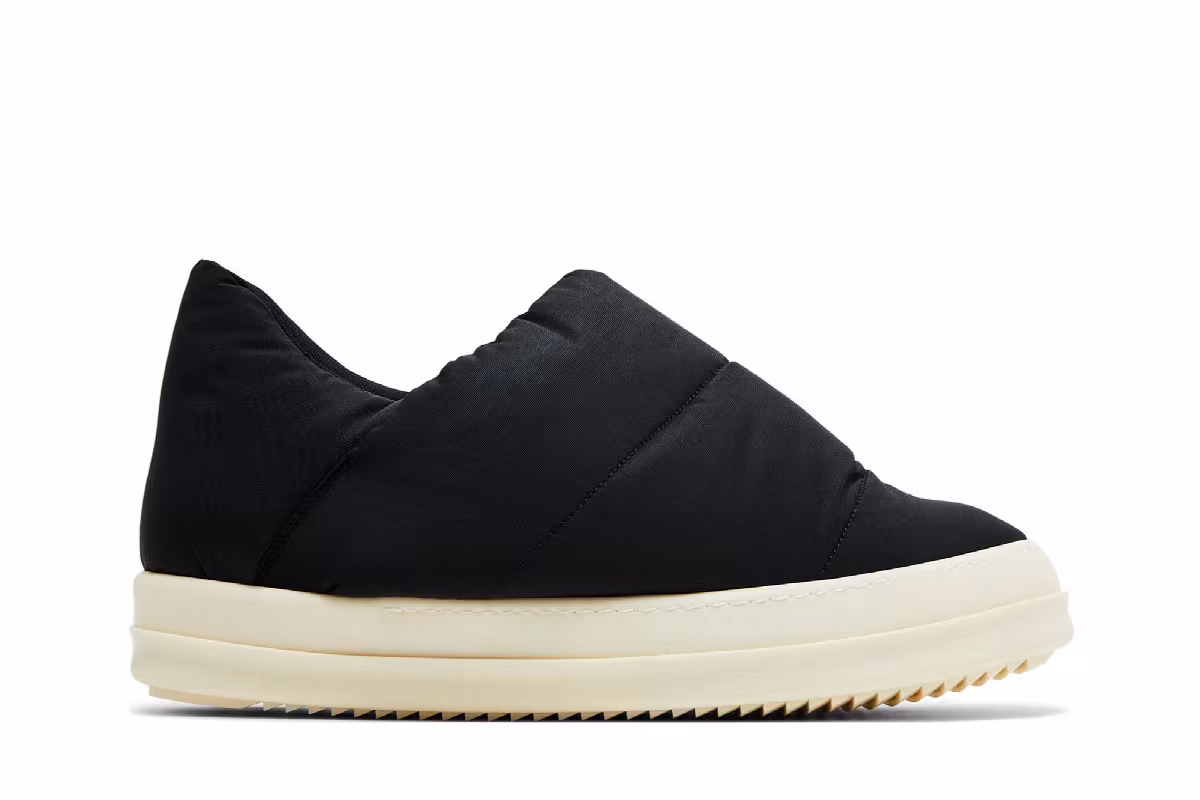 Rick Owens Porterville DRKSHDW Puffer Slip-On Black, view 2