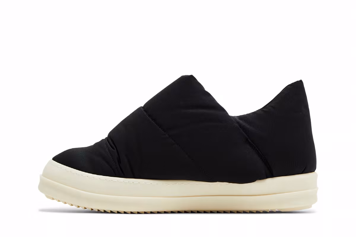 Rick Owens Porterville DRKSHDW Puffer Slip-On Black, view 4