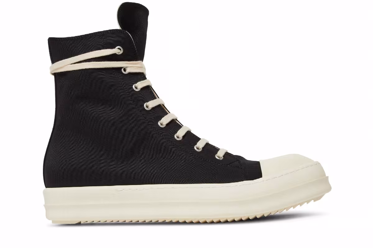 Rick Owens DRKSHDW Fogachine Cotton Nylon High Black Milk, view 2