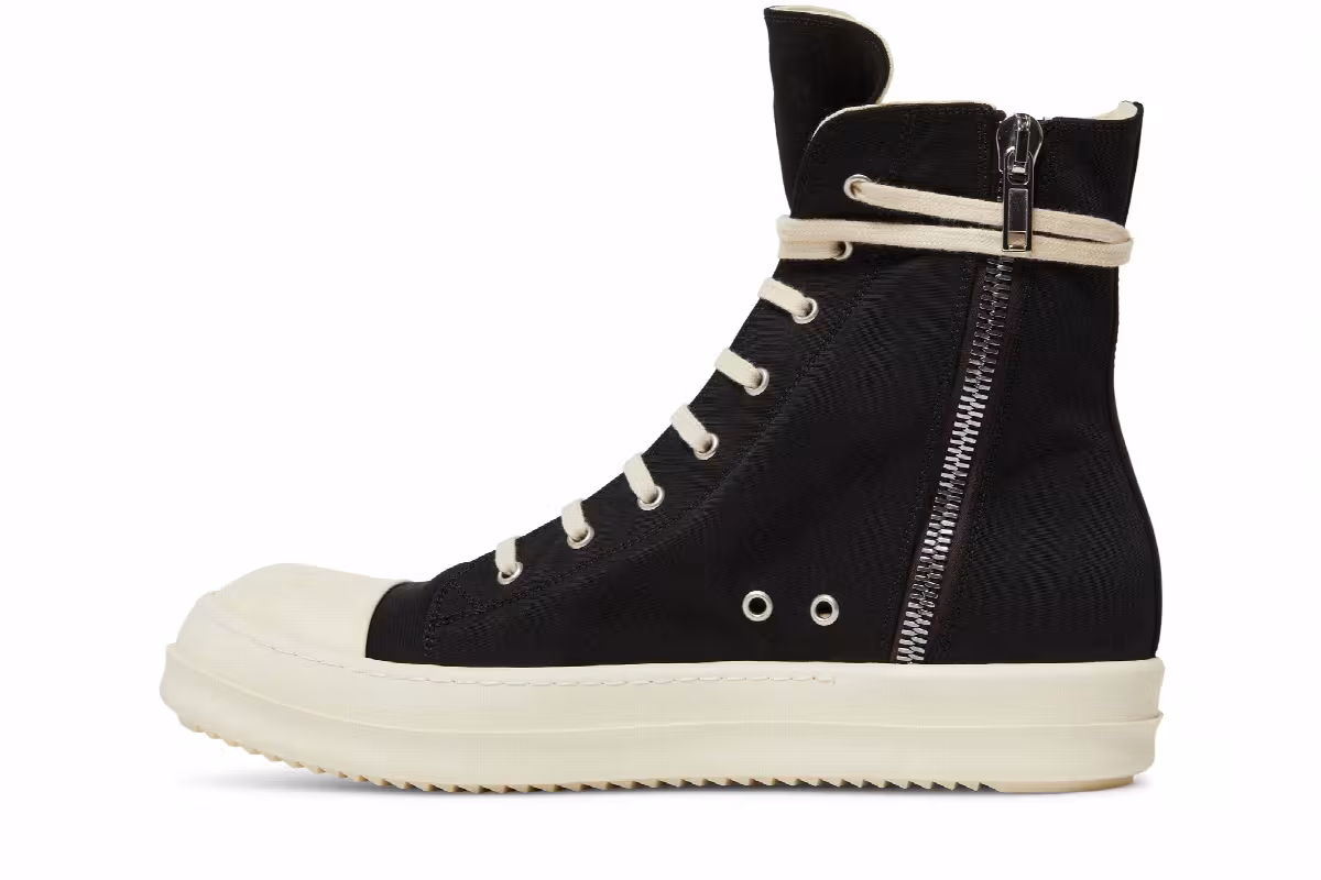 Rick Owens DRKSHDW Fogachine Cotton Nylon High Black Milk, view 4