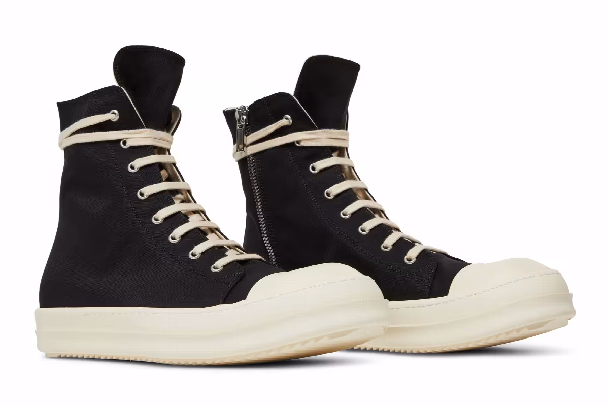 Rick Owens DRKSHDW Fogachine Cotton Nylon High Black Milk, view 9