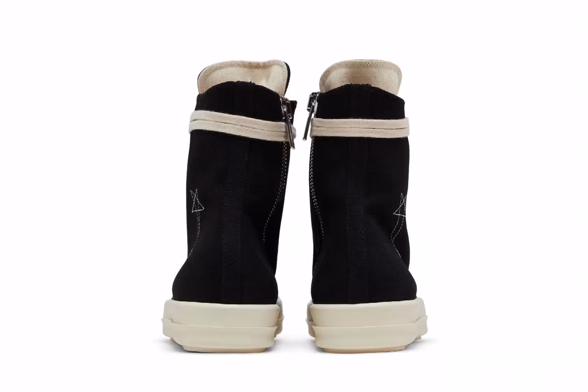 Rick Owens DRKSHDW Fogachine Pentagram Embroidery High Black Milk, view 7