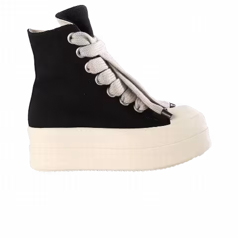Rick Owens DRKSHDW Mega Bumper Jumbolace Sneaker 'Black MIlk'