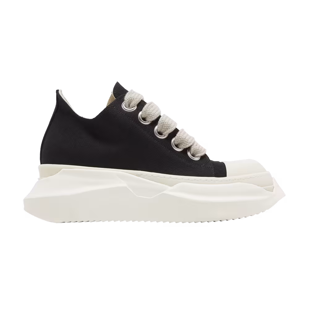 Rick Owens DRKSHDW Fogachine Cotton Denim Megalace Abstract Low Black Milk