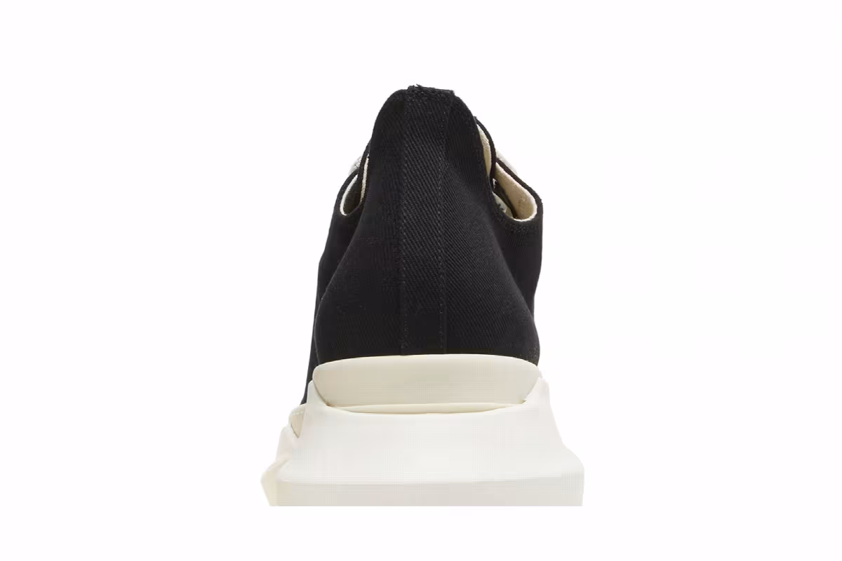 Rick Owens DRKSHDW Fogachine Cotton Denim Megalace Abstract Low Black Milk, view 8