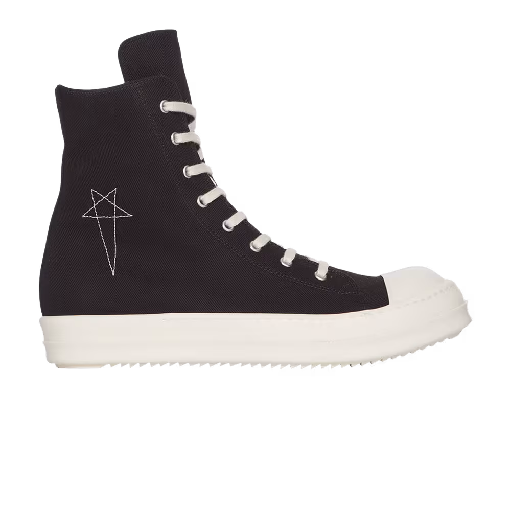 Rick Owens DRKSHDW Pentagram High Black Pearl Milk
