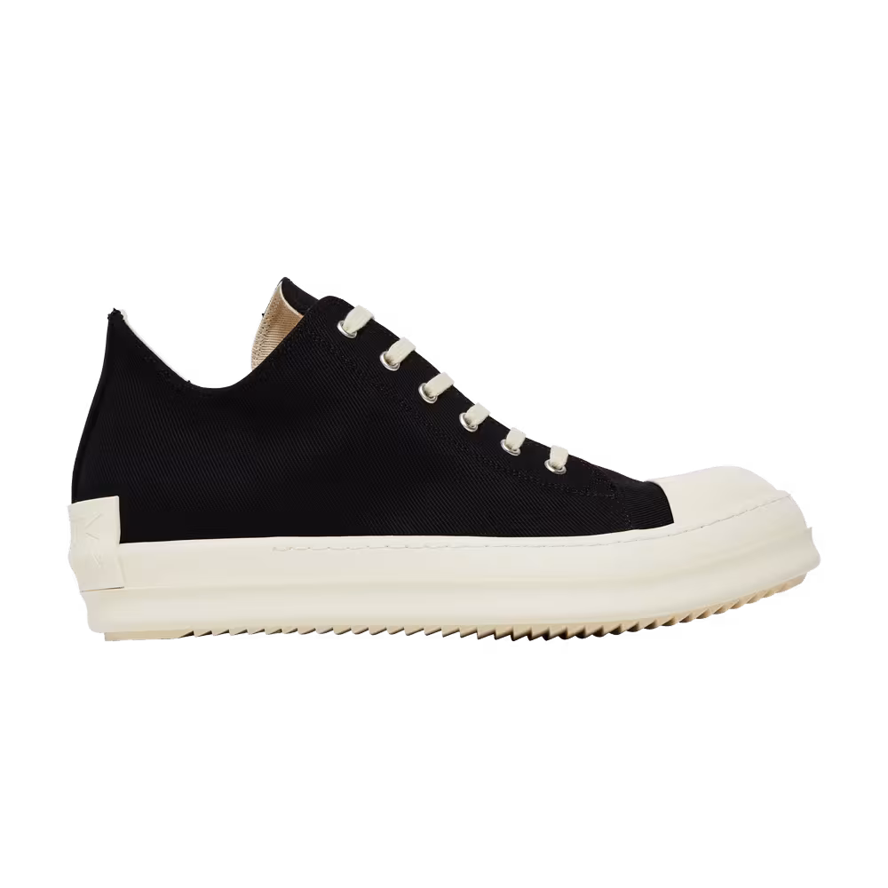 Rick Owens DRKSHDW Fogachine Cotton Denim Low Black Milk