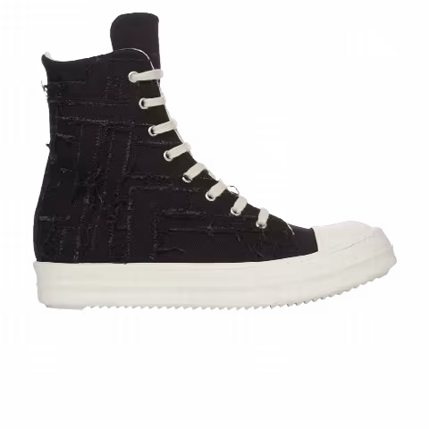 Rick Owens EDFU DRKSHDW Slashed Sneaker 'Black Milk'