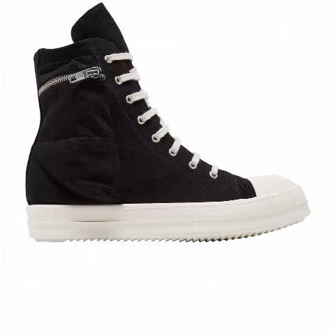 Rick Owens DRKSHDW Strobe Cotton Denim Cargo High 'Black Milk'