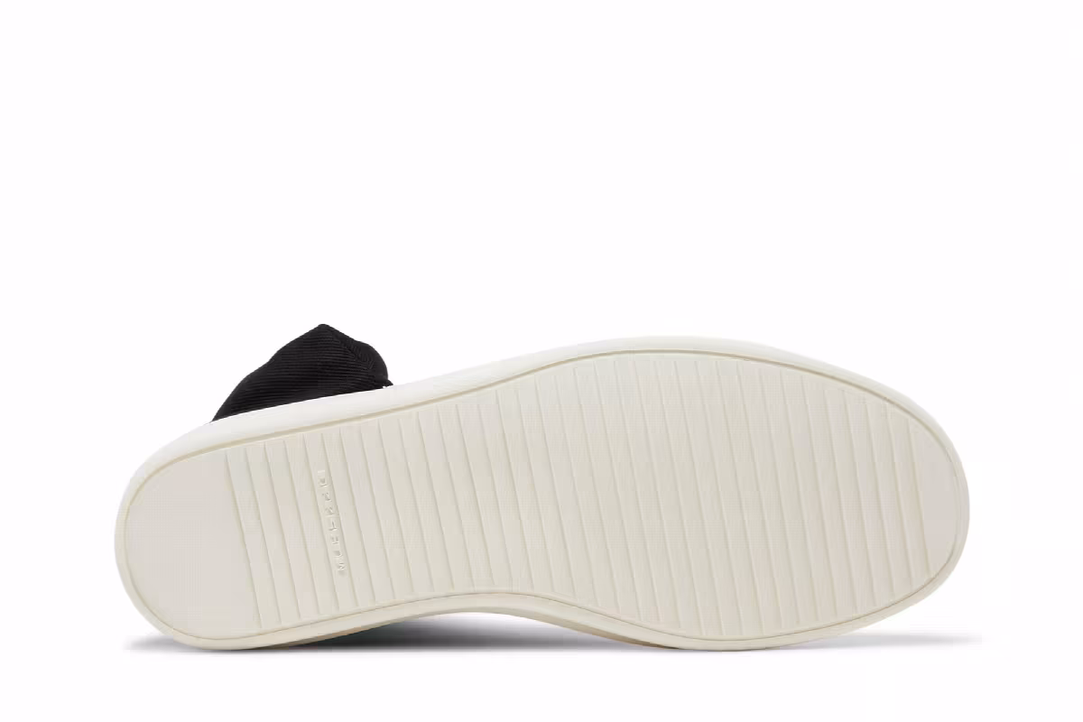 Rick Owens DRKSHDW Strobe Cotton Denim Cargo High Black Milk, view 5