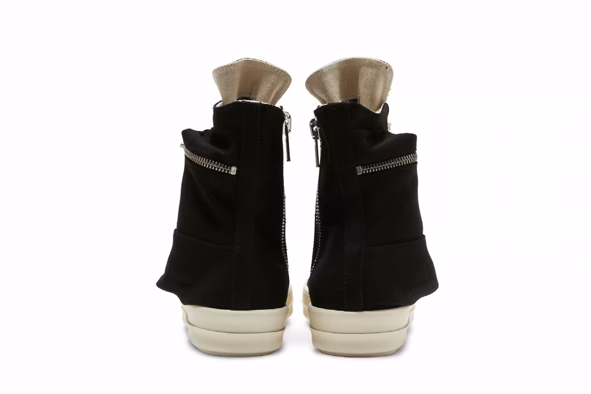 Rick Owens DRKSHDW Gethsemane Cotton Cargo High Black Milk, view 7