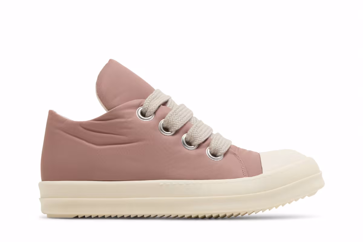 Rick Owens Lido DRKSHDW Jumbo Lace Puffer Low Dark Pink, view 2
