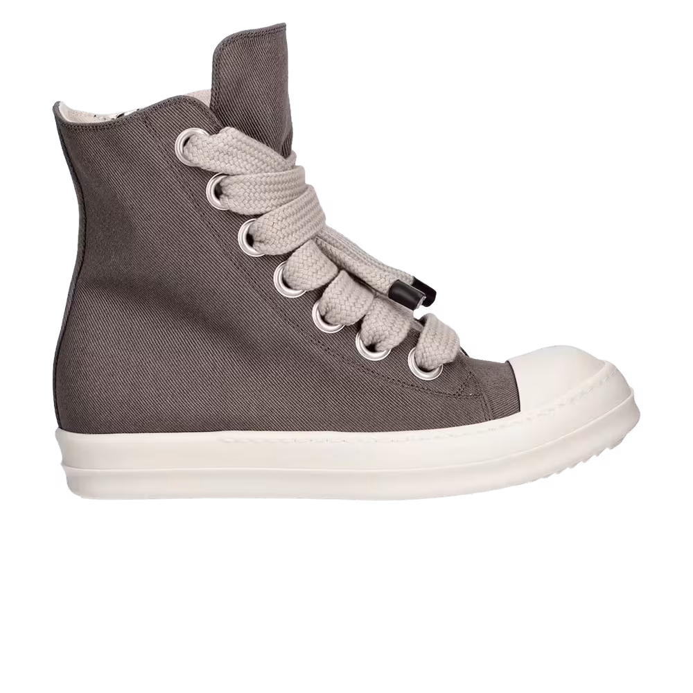 Rick Owens DRKSHDW Scarpe Denim Jumbolace Sneaker Dust Milk