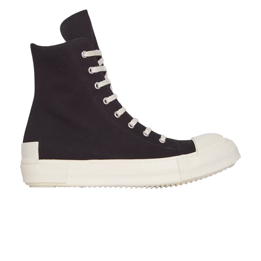 Rick Owens DRKSHDW Scarpe Denim High Black Milk