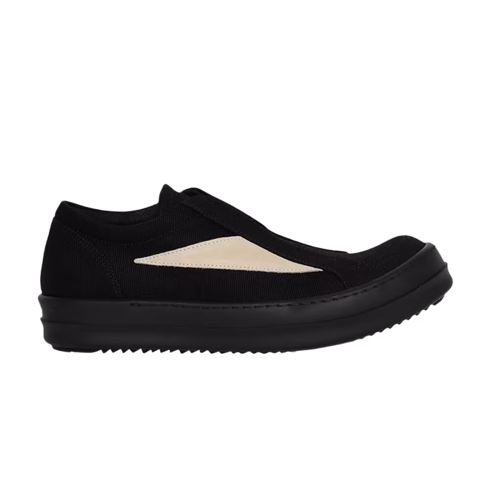Rick Owens Women's Concordians DRKSHDW Laceless Vintage Sneaks Black Milk