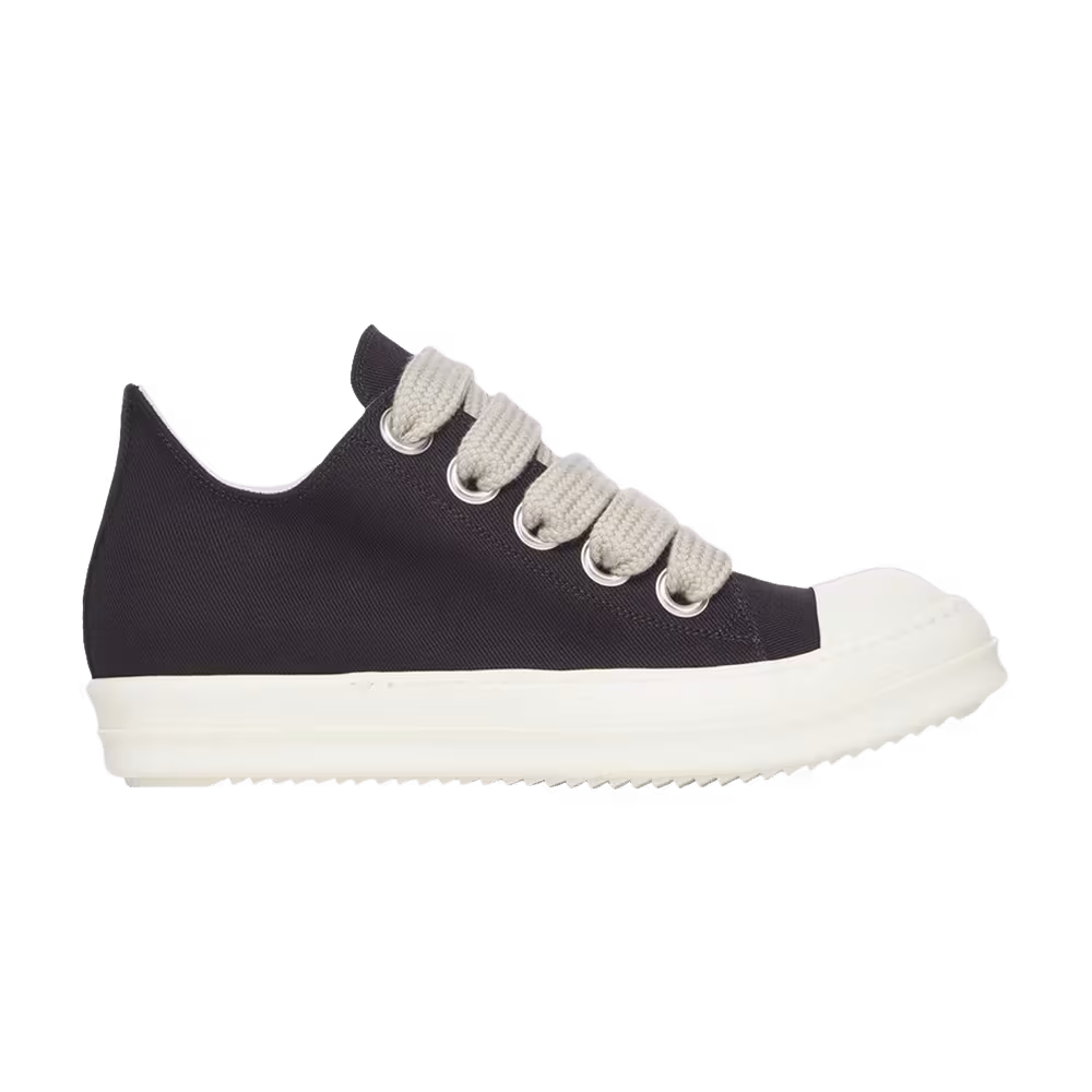 Rick Owens Women's DRKSHDW Scarpe Denim Jumbolace Low Black Milk