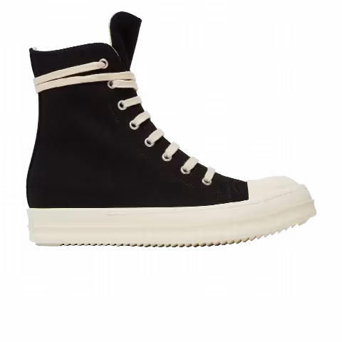 Rick Owens Wmns DRKSHDW Strobe Cotton Denim High 'Black Milk'
