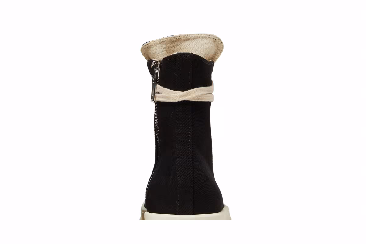Rick Owens Women's DRKSHDW Strobe Cotton Denim High Black Milk, view 8