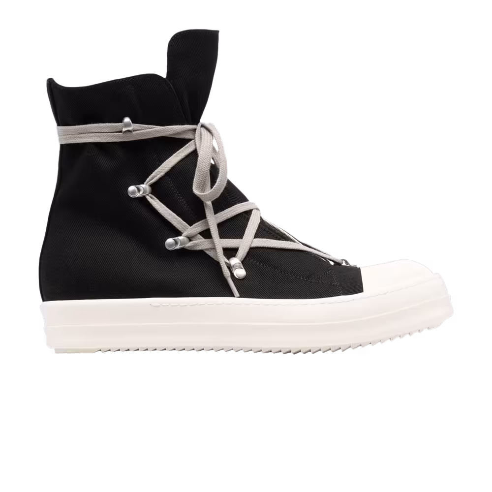 Rick Owens Women's DRKSHDW Strobe Cotton Denim Hexa High Black Milk