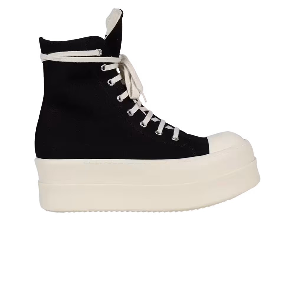 Rick Owens Women's DRKSHDW Mega Bumper Sneaker Black Milk