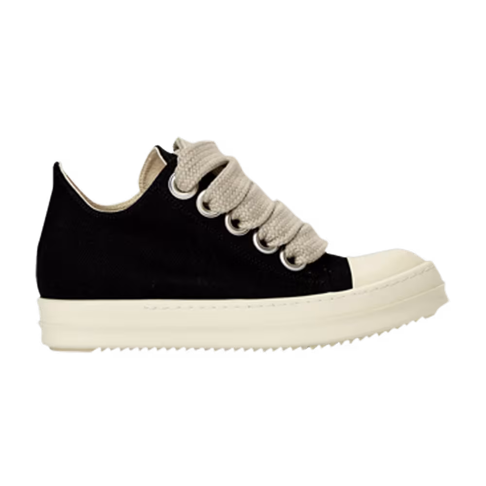 Rick Owens Women's DRKSHDW Fogachine Cotton Megalace Low Black Milk