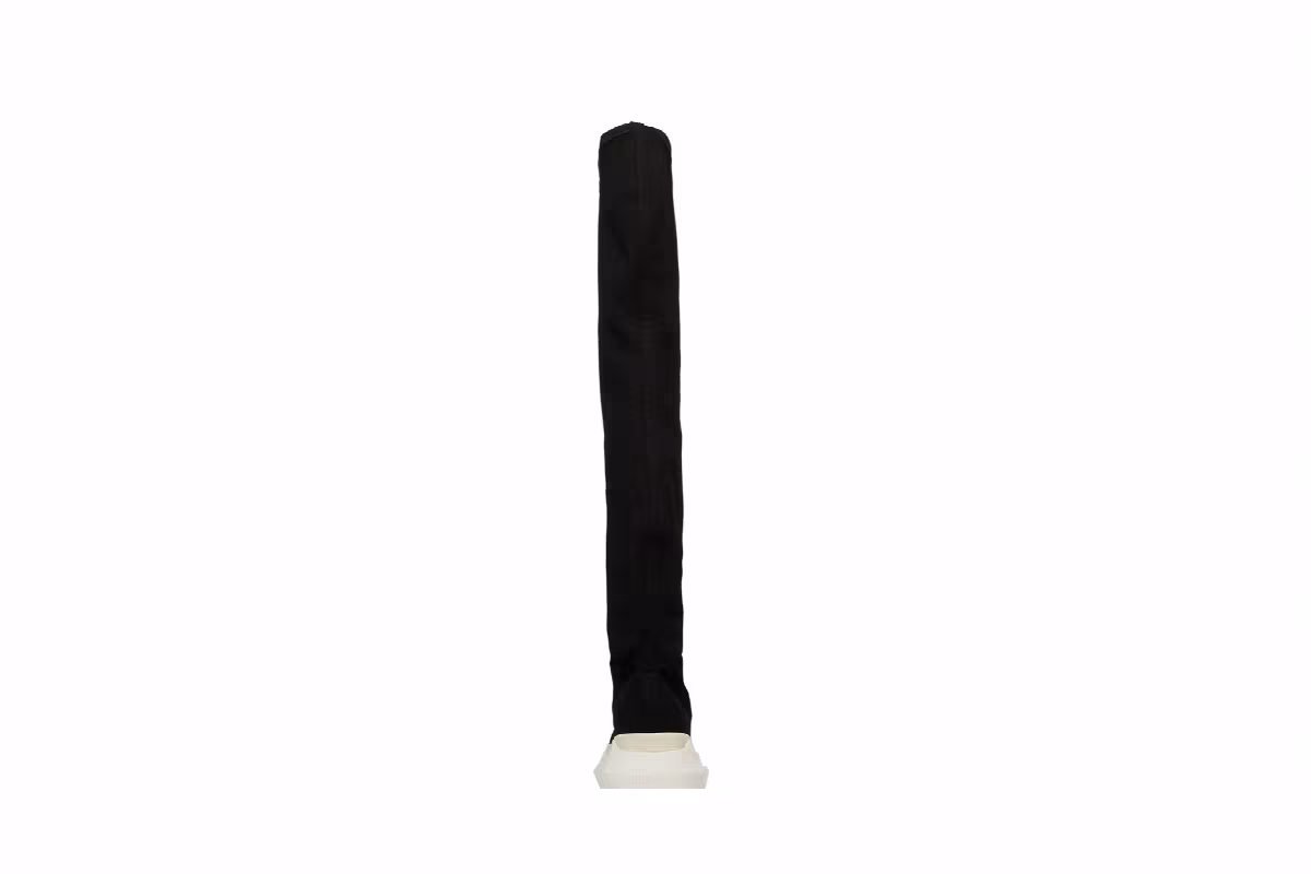 Rick Owens Women's DRKSHDW Fogachine Stretch Denim Abstract Stockings Black Milk, view 8