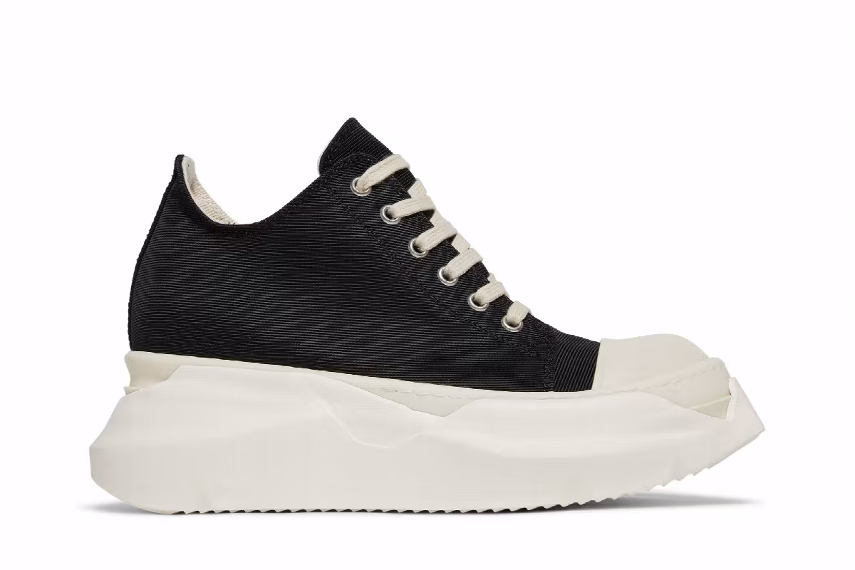 Rick Owens Women's DRKSHDW Gethsemane Abstract Low Black Milk, view 2