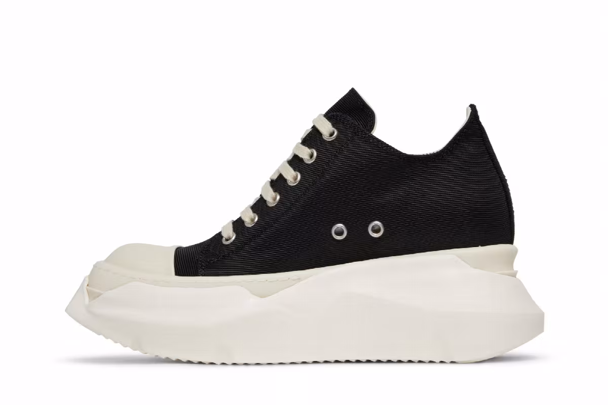Rick Owens Women's DRKSHDW Gethsemane Abstract Low Black Milk, view 4