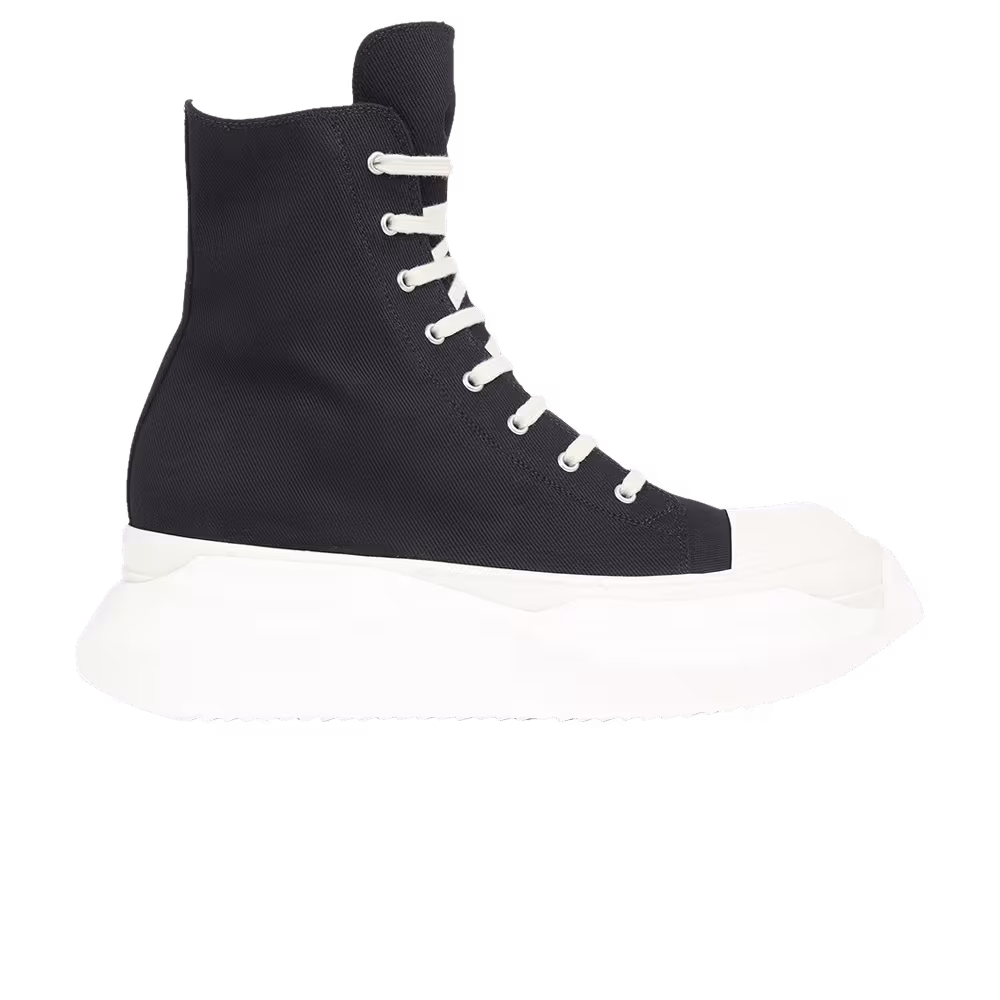 Rick Owens Women's DRKSHDW Fogachine Cotton Denim Abstract High Black Milk