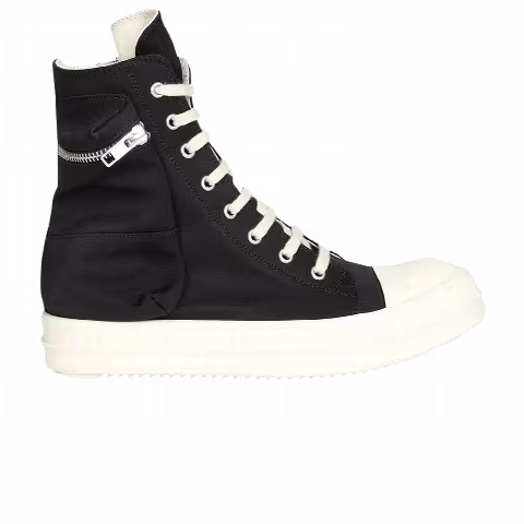 Rick Owens Wmns DRKSHDW Fogachine Cotton Nylon Cargo High 'Black Milk'