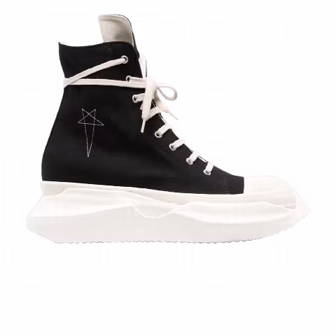 Rick Owens Wmns EDFU DRKSHDW Pentagram Embroidery Abstract High 'Black Milk'