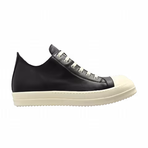 Rick Owens Ramones Low Sneaker 'Black Milk'