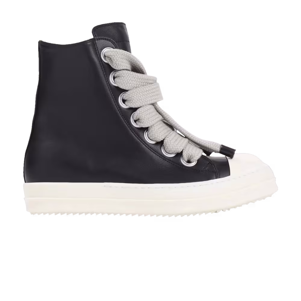 Rick Owens Concordians Jumbo Laced High Black Milk