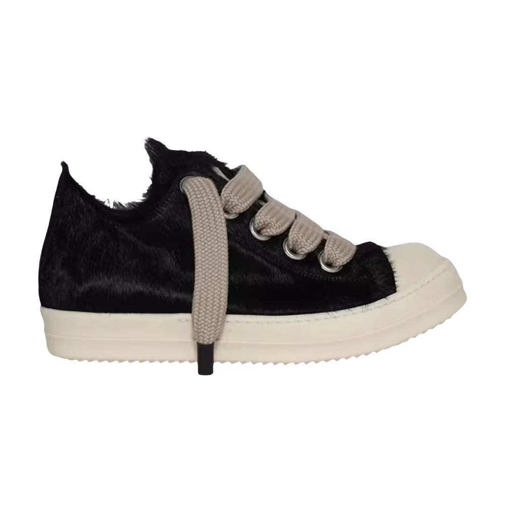 Rick Owens Women's Jumbo Laced Low Black Milk