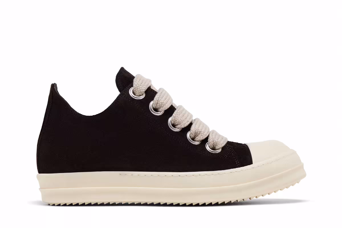 Rick Owens Hollywood Jumbo Laced Low Mahogany, view 2