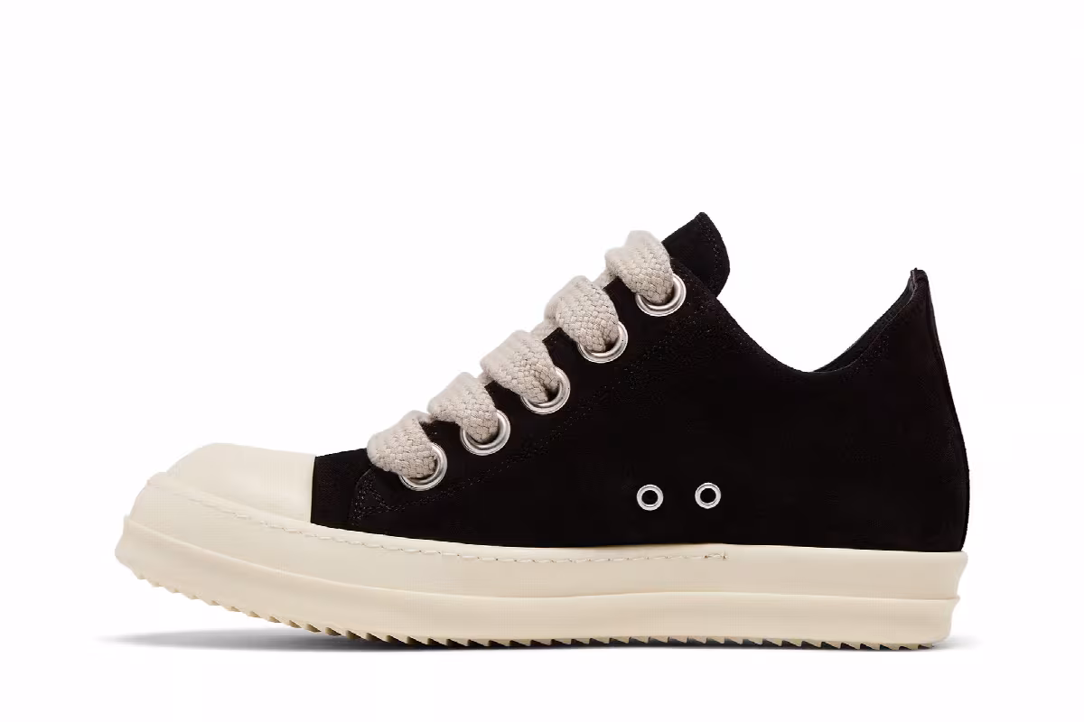 Rick Owens Hollywood Jumbo Laced Low Mahogany, view 4